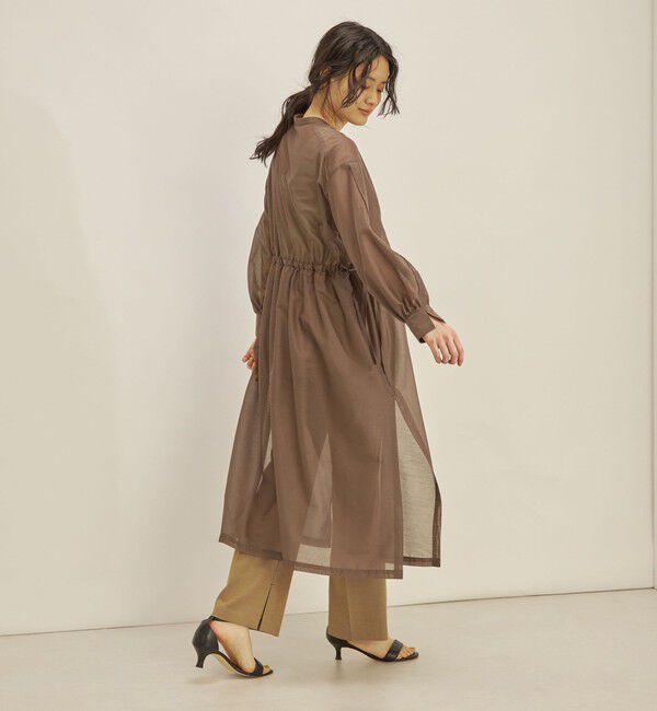 SHIPS for women「〈手洗い可能〉カールマイヤー 羽織り ワンピース◇」|ワンピース|