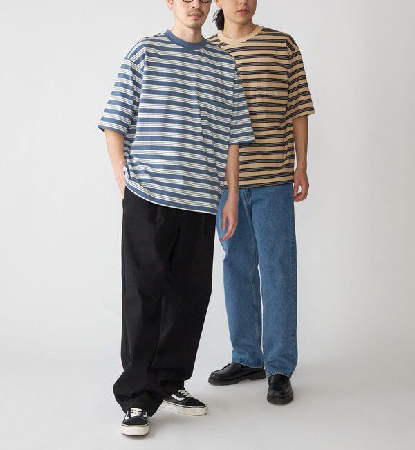 SHIPS「SHIPS: ランダム ボーダー Tシャツ」|Tシャツ・カットソー|