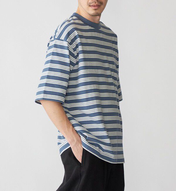 SHIPS「SHIPS: ランダム ボーダー Tシャツ」|Tシャツ・カットソー|