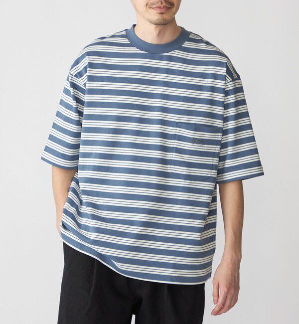 SHIPS「SHIPS: ランダム ボーダー Tシャツ」|Tシャツ・カットソー|