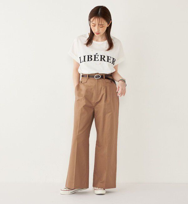 SHIPS Colors 「SHIPS Colors:〈接触冷感・UVカット〉ビッグロゴ ドルマン Tシャツ◇」|Tシャツ・カットソー|