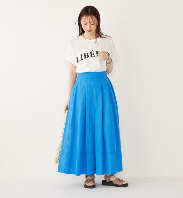 SHIPS Colors 「SHIPS Colors:〈接触冷感・UVカット〉ビッグロゴ ドルマン Tシャツ◇」|Tシャツ・カットソー|