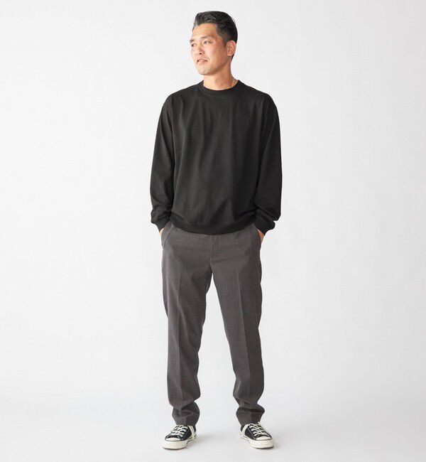 SHIPS「SHIPS: AUTHENTIC コットン スウェット ロングスリーブ Tシャツ」|Tシャツ・カットソー|
