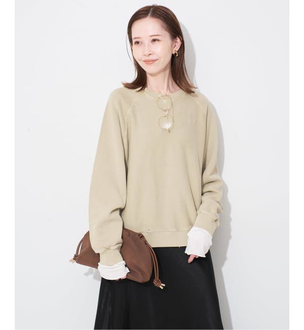SLOBE IENA「Collegiate Pacific SLOBE別注 ダメージスウェット」|スウェット・ジャージ|