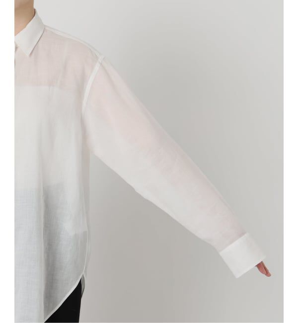 VERMEIL par iena「Airy Ramie Over シャツ」|シャツ・ブラウス|