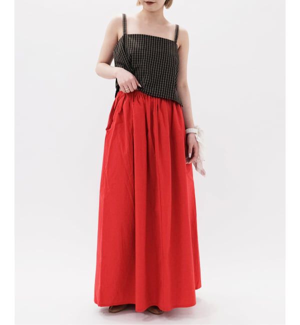 IENA LA BOUCLE「ELEPH  エレフ WIDE POCKET スカート EL.C09.01.50.06」|スカート|