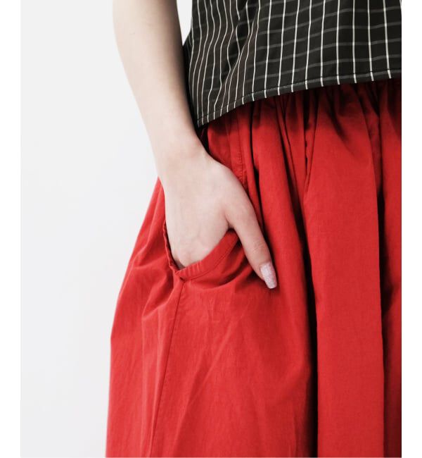 IENA LA BOUCLE「ELEPH  エレフ WIDE POCKET スカート EL.C09.01.50.06」|スカート|