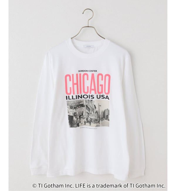 JOURNAL STANDARD「LIFE PICTURE COLLECTION JS  LONG TEE」|Tシャツ・カットソー|ホワイト A