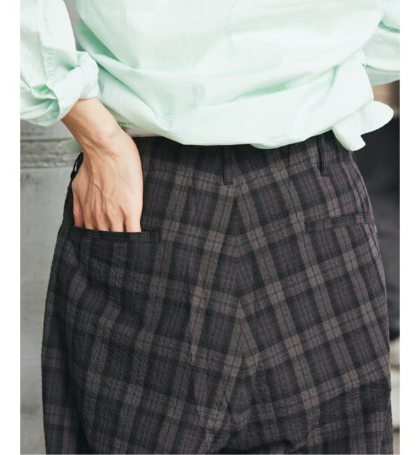 JOURNAL STANDARD「T/C サッカー オーバー パンツ」|スラックス|