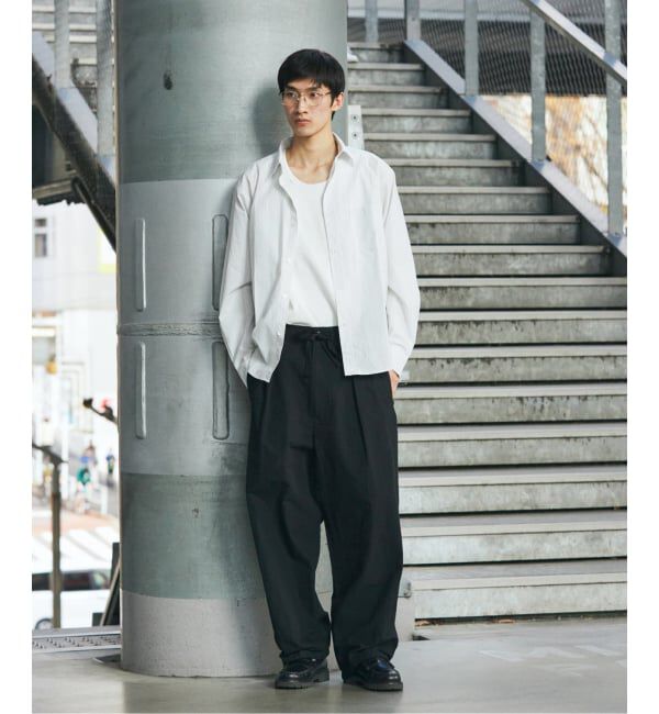 JOURNAL STANDARD「T/C サッカー オーバー パンツ」|スラックス|