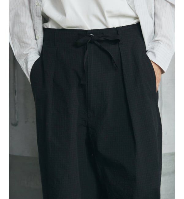JOURNAL STANDARD「T/C サッカー オーバー パンツ」|スラックス|