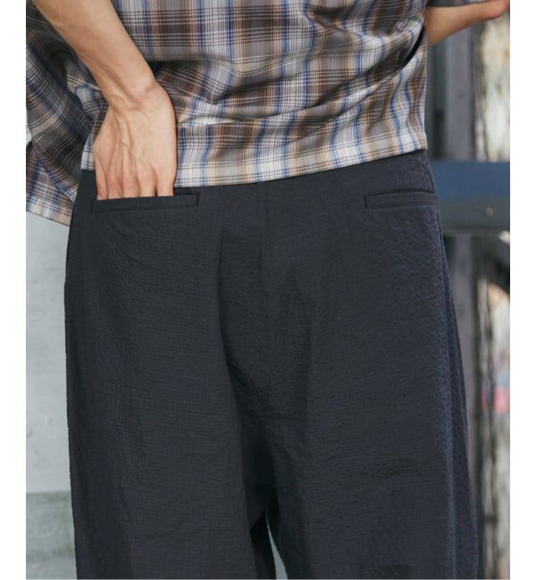 JOURNAL STANDARD「T/C サッカー オーバー パンツ」|スラックス|