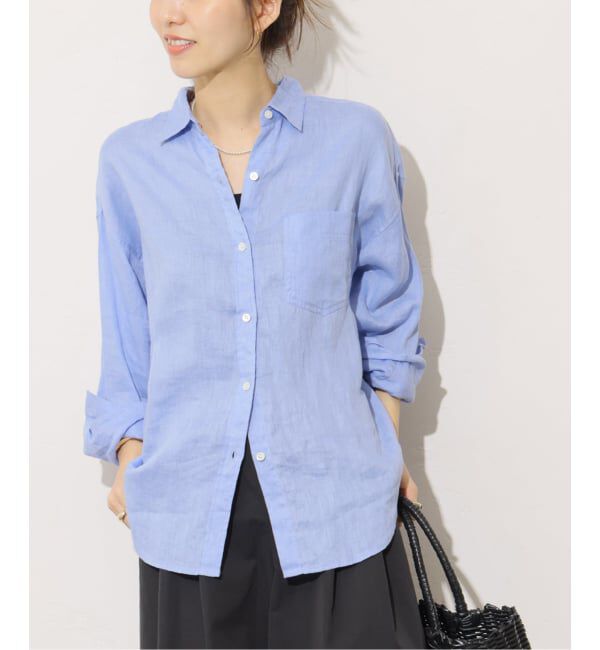 JOURNAL STANDARD relume「《追加2》カラーリネンオーバーサイズシャツ」|シャツ・ブラウス|