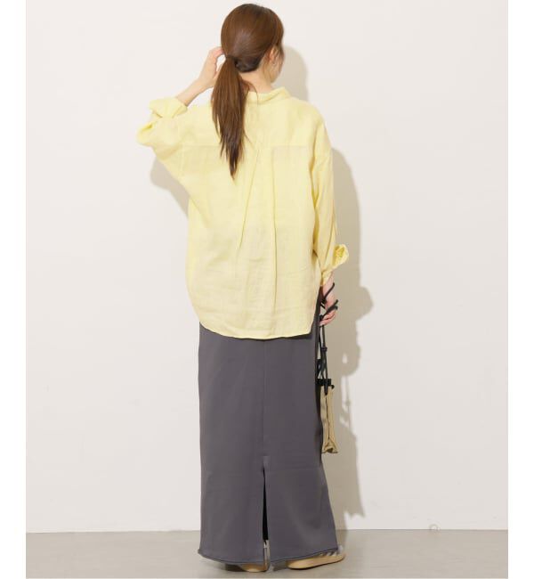 JOURNAL STANDARD relume「《追加2》カラーリネンオーバーサイズシャツ」|シャツ・ブラウス|
