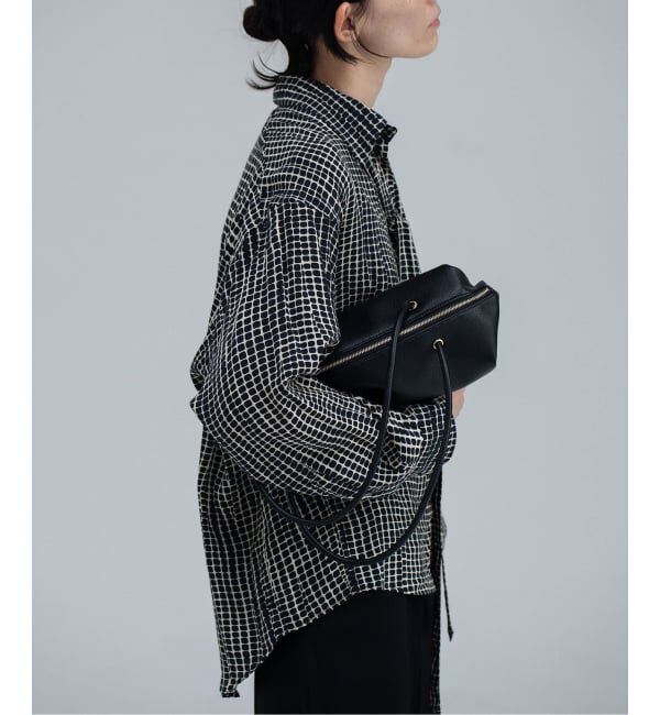 NOBLE「Room no.8/ルームエイト PRINT RIBBON SHIRTS」|シャツ・ブラウス|