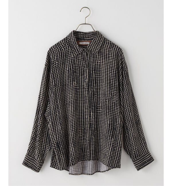 NOBLE「Room no.8/ルームエイト PRINT RIBBON SHIRTS」|シャツ・ブラウス|