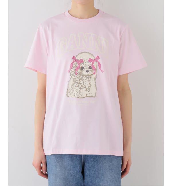 U by SPICK&SPAN「GANNI / ガニー Basic Cotton Jersey T-shirt」|Tシャツ・カットソー|