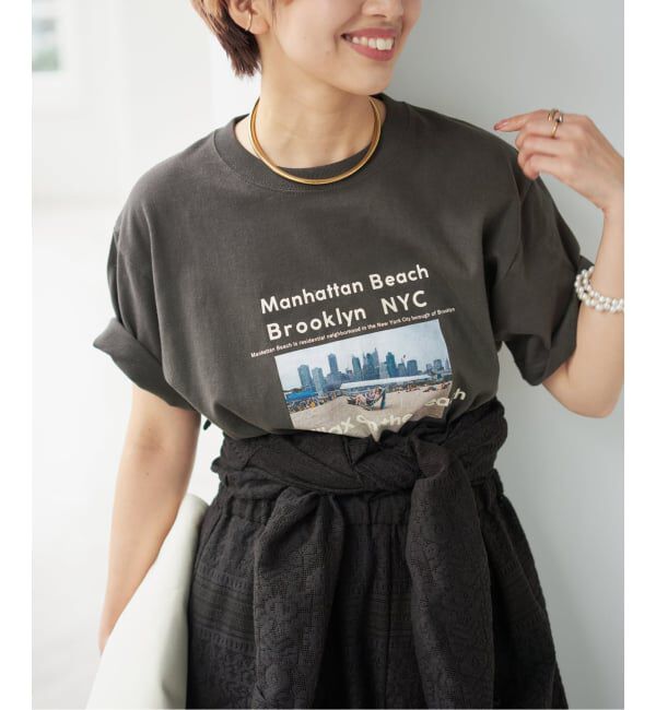 Spick and Span「ANGE IN DISGUISE/アンジ イン ディスガイズ Manhattan Beach Brooklyn」|Tシャツ・カットソー|
