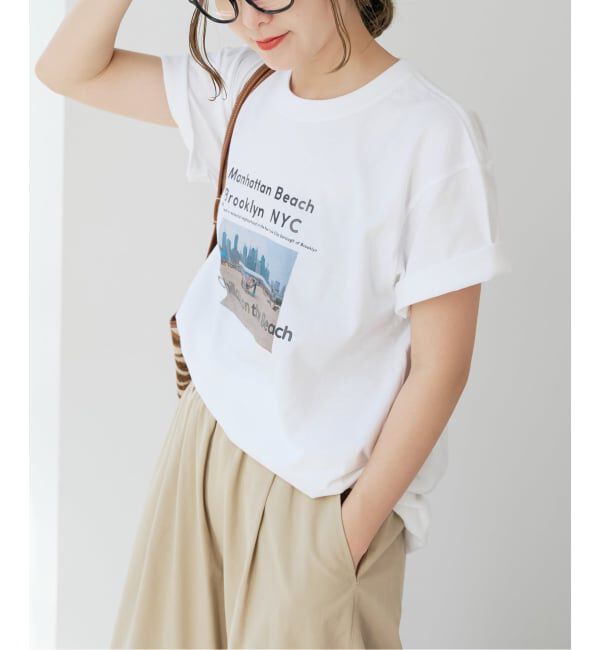 Spick and Span「ANGE IN DISGUISE/アンジ イン ディスガイズ Manhattan Beach Brooklyn」|Tシャツ・カットソー|