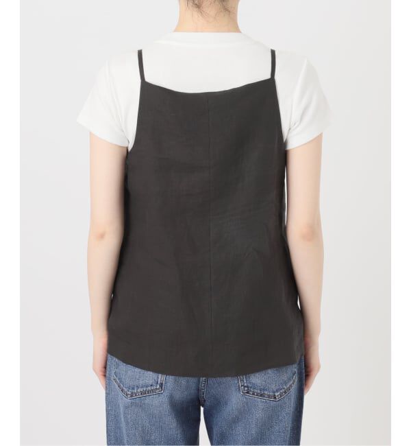 Spick and Span「《予約》TICCA リネンキャミソールベスト」|ベスト・ジレ|