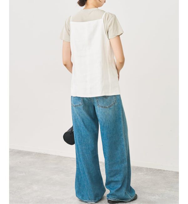 Spick and Span「《予約》TICCA リネンキャミソールベスト」|ベスト・ジレ|