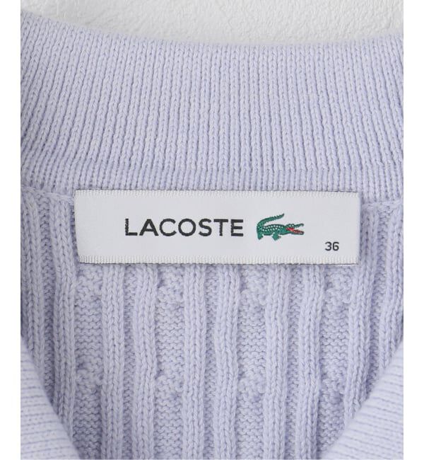 U by SPICK&SPAN「LACOSTE / ラコステ ポロ半袖ニット」|ニット・セーター|