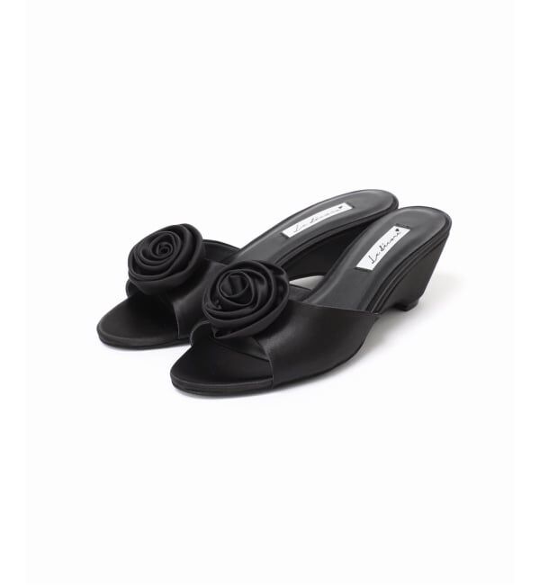  「《WEB限定》Le decore / ル デコレpuffy rose mule サンダル」|サンダル|