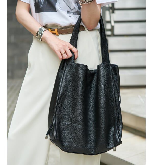  「《WEB限定》MILLELA FIRENZE/ミレッラ  BIG LEATHER TOTE」|トートバッグ|