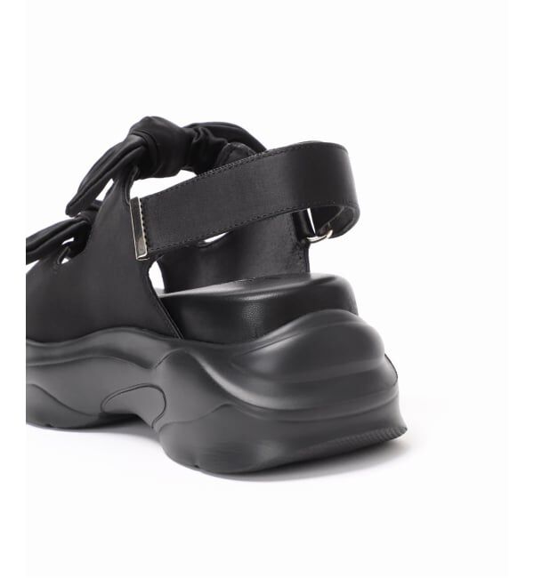  「《WEB限定/追加予約》リボンスニーカーソールサンダル」|サンダル|