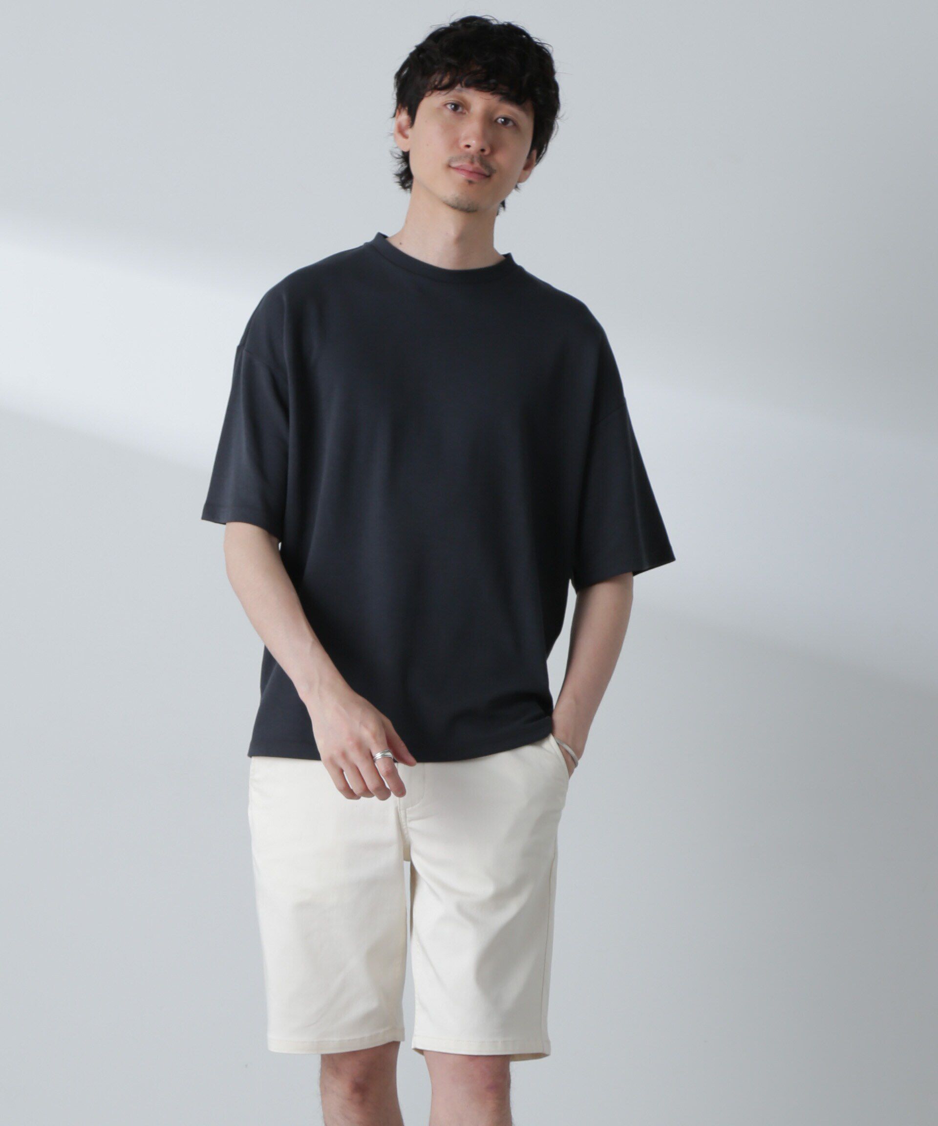 nano･universe「「MC」coveross(R)Tシャツ(セットアップ可)」|Tシャツ・カットソー|