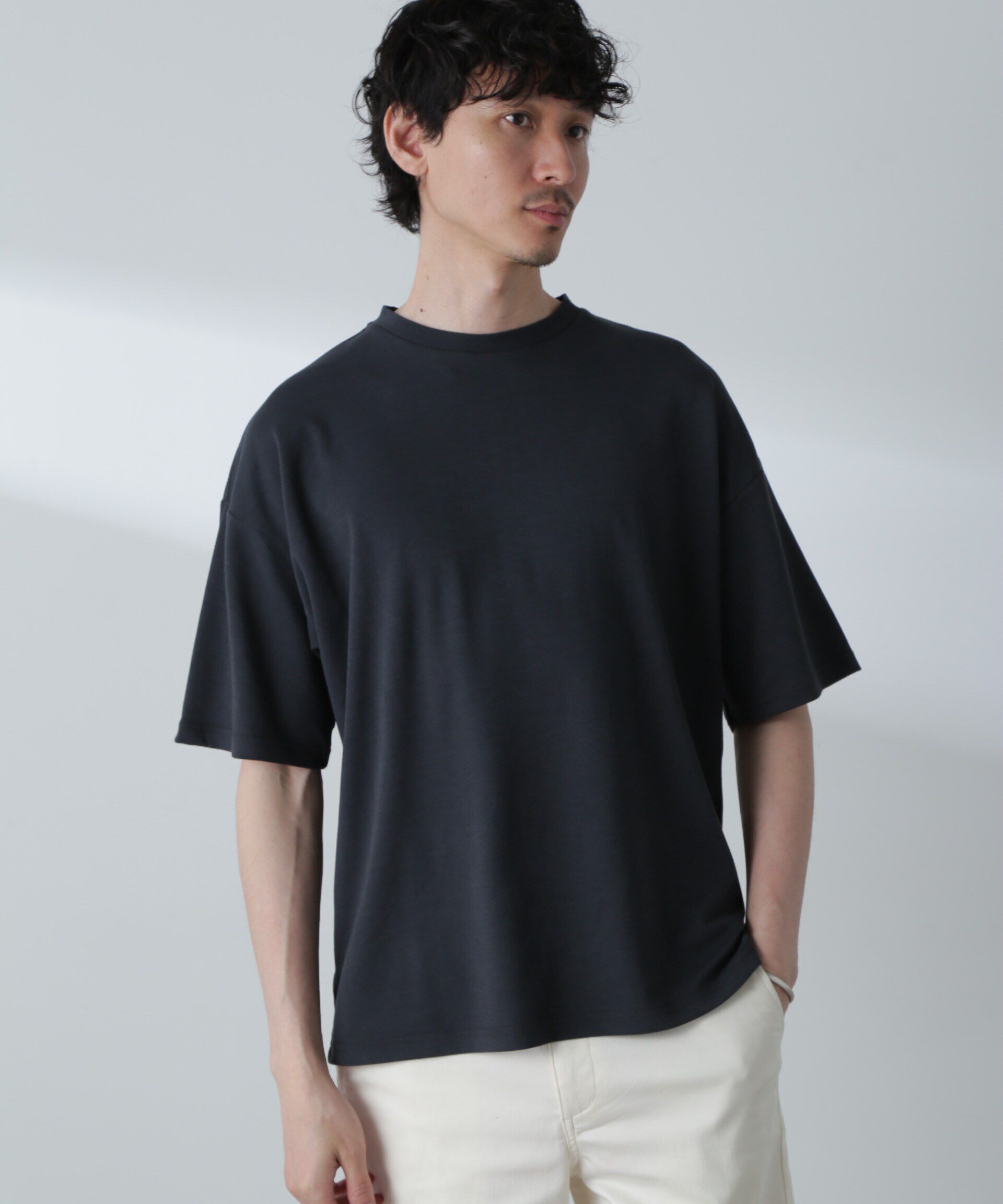 nano･universe「「MC」coveross(R)Tシャツ(セットアップ可)」|Tシャツ・カットソー|