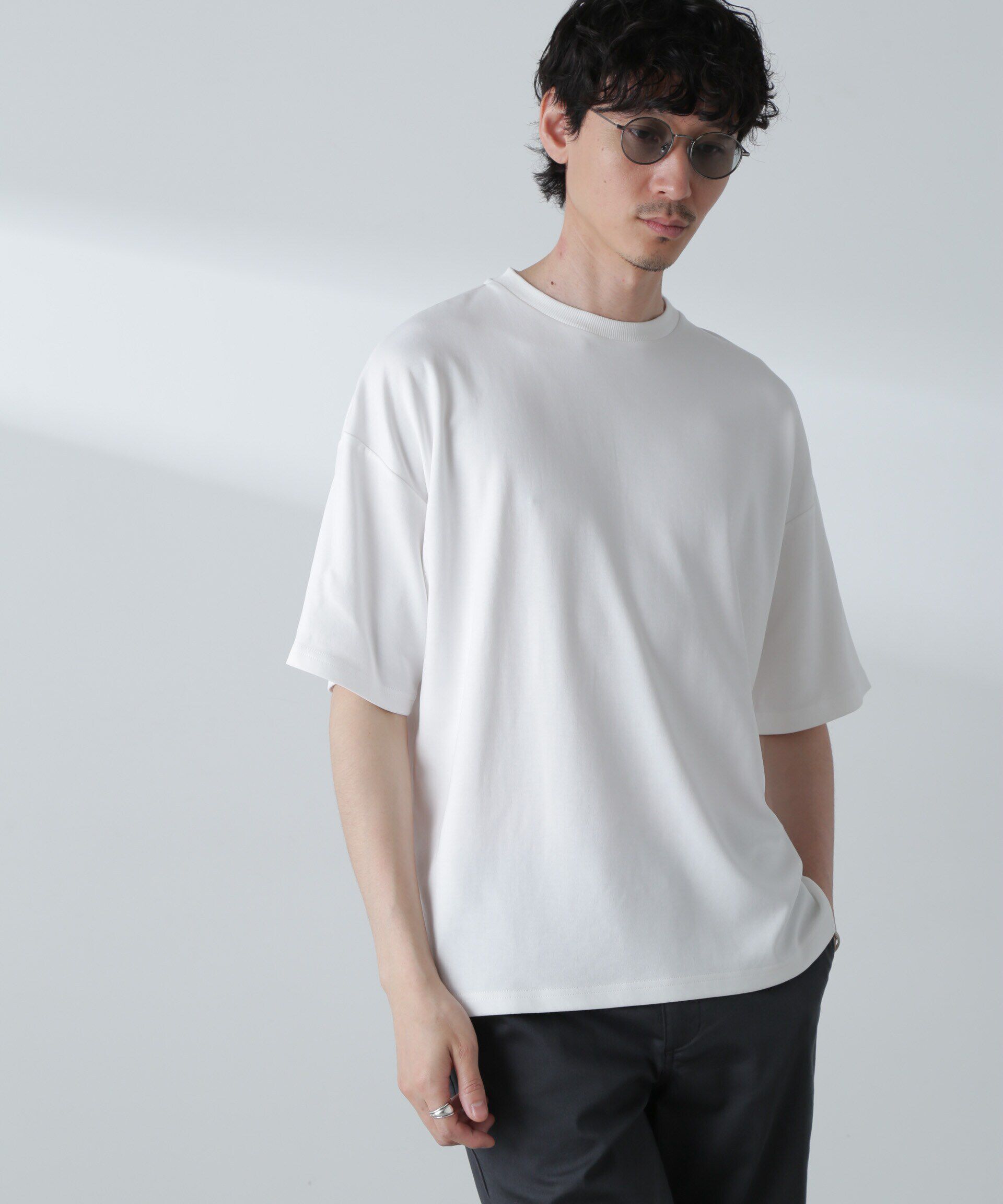 nano･universe「「MC」coveross(R)Tシャツ(セットアップ可)」|Tシャツ・カットソー|