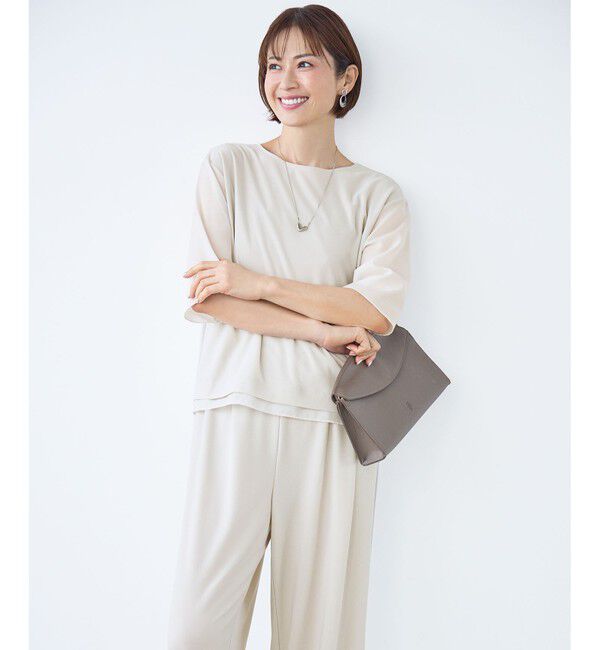 自由区「【カタログ掲載】ストレッチアムンゼン Tブラウス」|Tシャツ・カットソー|