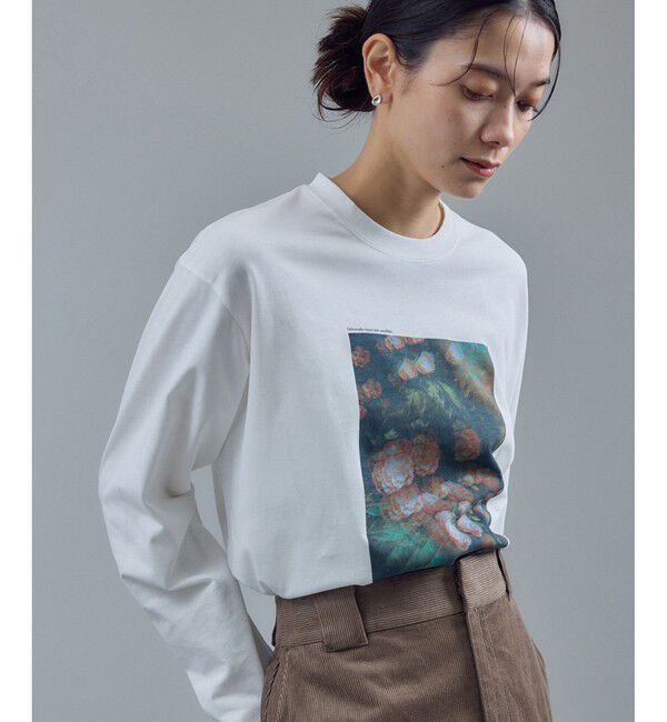 SALON adam et rope'「【Annie Spratt by SALON】フォトロングスリーブTシャツ」|Tシャツ・カットソー|ホワイト系(14)