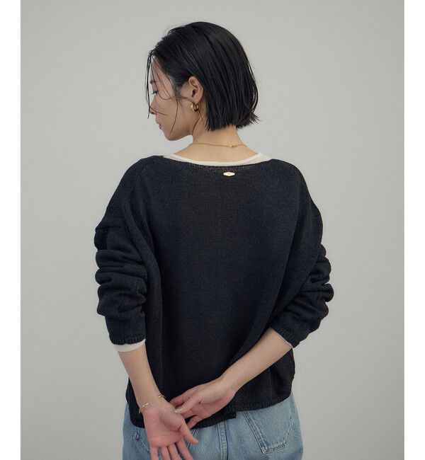 SALON adam et rope'「ペーパーヤーンプルオーバー」|ニット・セーター|