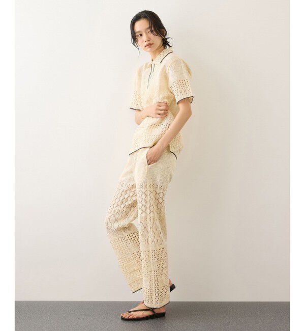 ROPE「【COOHEM(コーヘン)】SUKASHI EMBOSSED KNIT/セットアップ対応」|ニット・セーター|