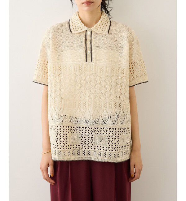 ROPE「【COOHEM(コーヘン)】SUKASHI EMBOSSED KNIT/セットアップ対応」|ニット・セーター|