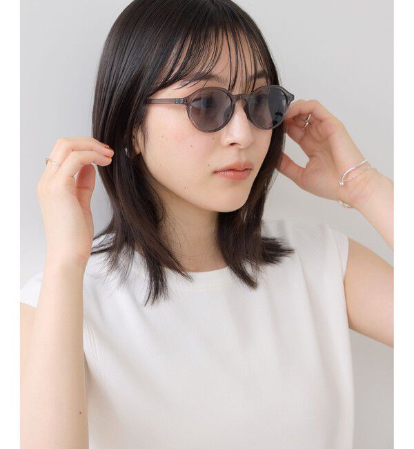 VIS「【WEB限定カラー】ICE BEAUTY 美人スリーブニットプルオーバ/UVケア・接触冷感」|ニット・セーター|