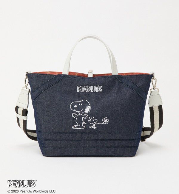  「《PEANUTS&times;russet》リバーシブルトートバッグ」|トートバッグ|インディゴブルー