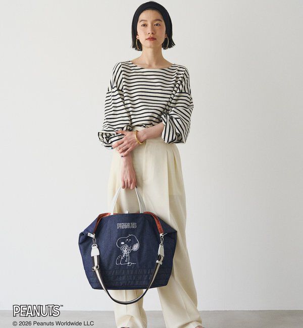  「《PEANUTS&times;russet》リバーシブルビッグトートバッグ」|トートバッグ|