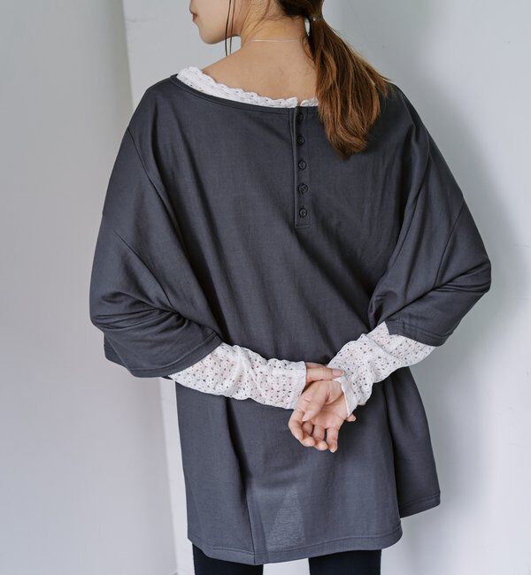  「2WAYヘンリーBIGTee」|Tシャツ・カットソー|