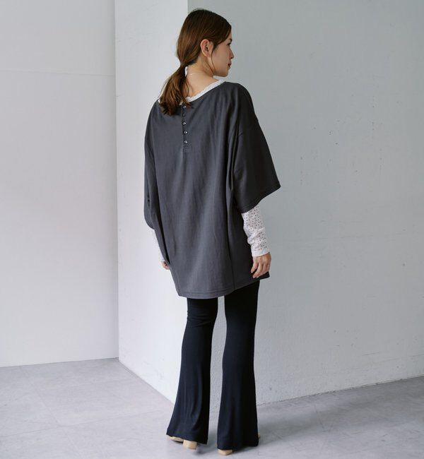  「2WAYヘンリーBIGTee」|Tシャツ・カットソー|