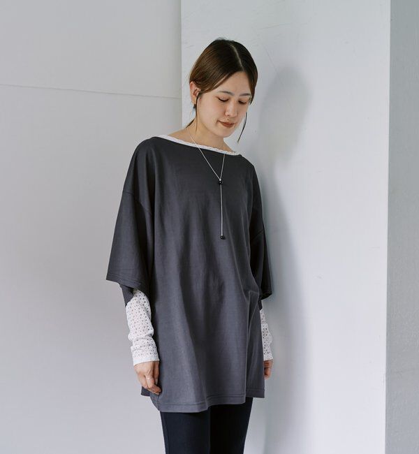  「2WAYヘンリーBIGTee」|Tシャツ・カットソー|