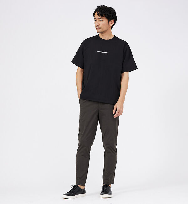 ABAHOUSE「【ロゴ刺繍】ワンポイント 半袖 Tシャツ」|Tシャツ・カットソー|