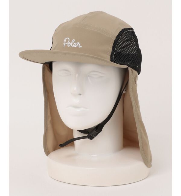 ABAHOUSE「【POLeR/ポーラー】SUNGUARD SURFCAP/サンガード付キャップ【」|その他|ベージュ