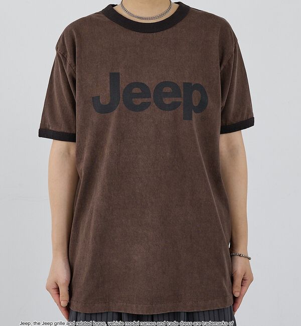 NOMINE「【GOOD ROCK SPEED】Jeep(R) ロゴ リンガーTシャツ レトロ」|Tシャツ・カットソー|