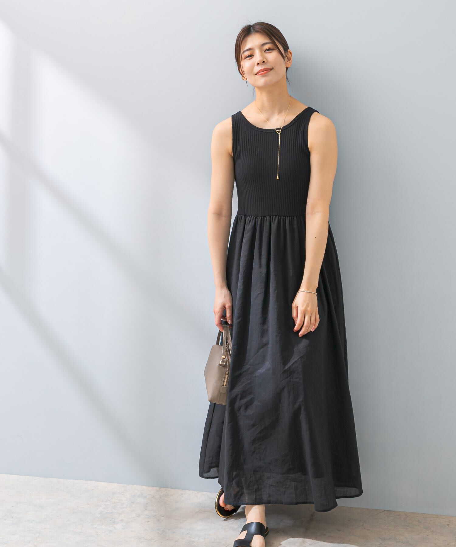 URBAN RESEARCH ROSSO「F by ROSSO　カップ付ドッキングワンピース」|ワンピース|