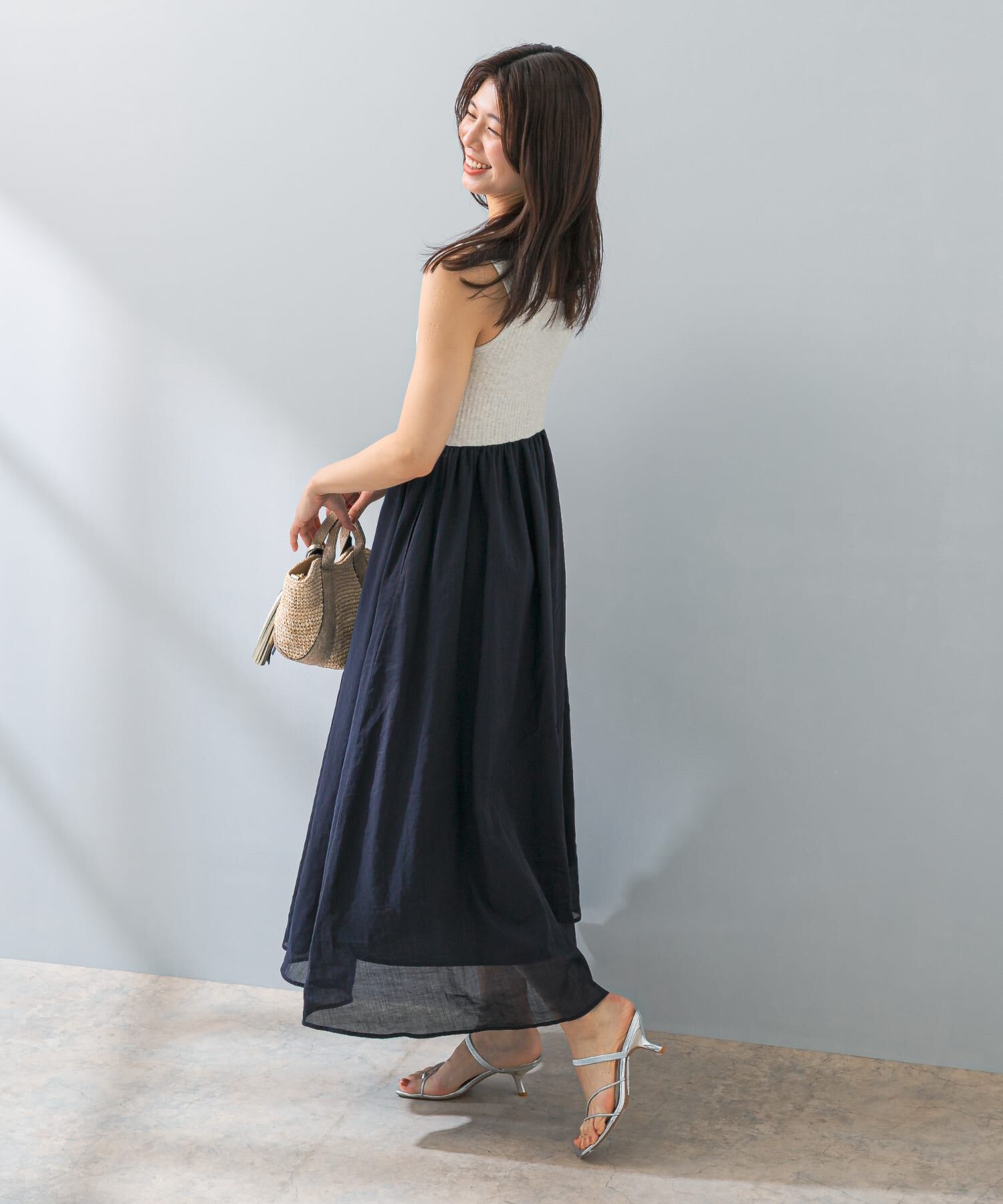 URBAN RESEARCH ROSSO「F by ROSSO　カップ付ドッキングワンピース」|ワンピース|