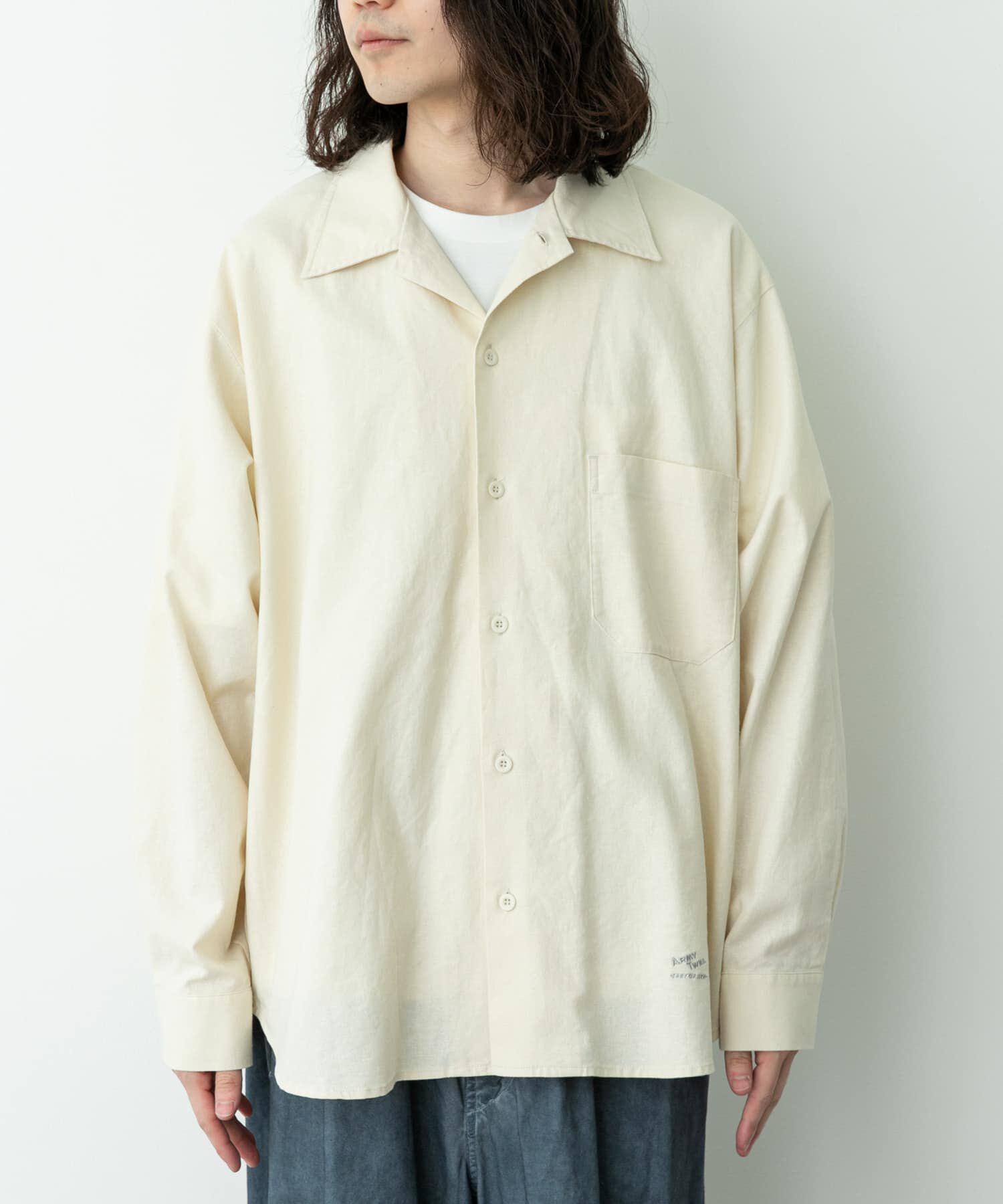Sonny Label 「ARMY TWILL　COTTON LINEN UTILITYSHIRTS」|シャツ・ブラウス|