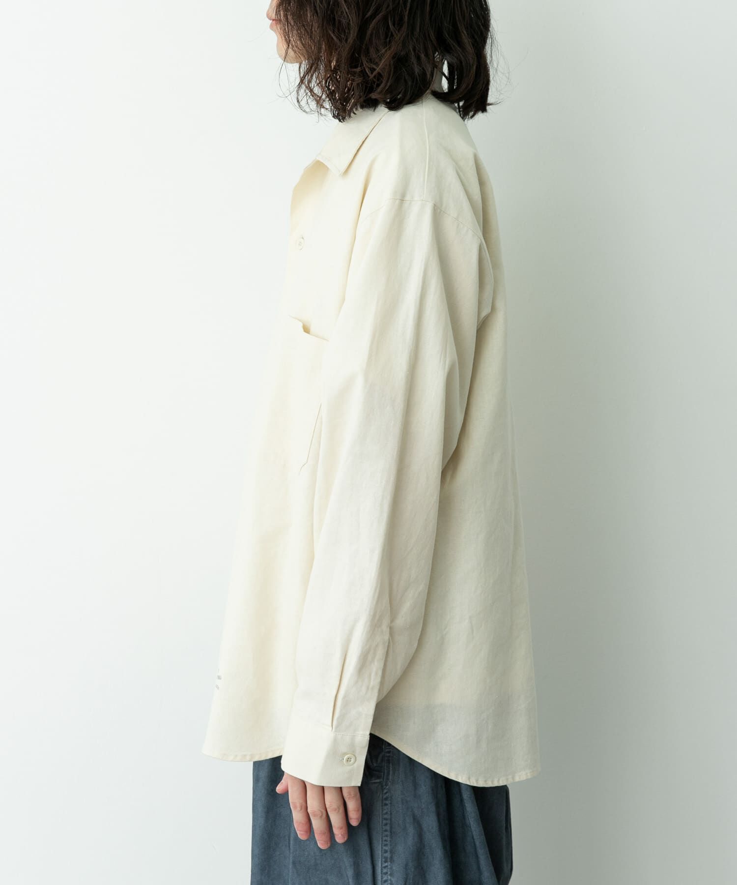 Sonny Label 「ARMY TWILL　COTTON LINEN UTILITYSHIRTS」|シャツ・ブラウス|